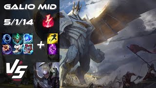 MID Galio vs Diana  NA Master Patch 1419 [upl. by Kong208]