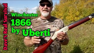 175 Winchester 1866 by Uberti 45 Colt First Look and Shooting [upl. by Noryk]