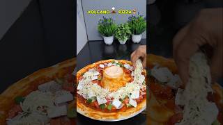 Lava Vala pizza 😳food volcano volcanoids pizzalover pizza [upl. by Macmullin]