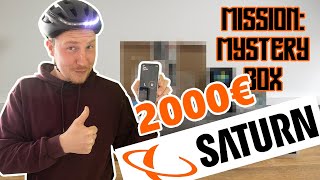 2000€ Mission Mystery Box Wundertüte Saturn Deutsch Überraschungsbox Unboxing Haul Test MacBook Air [upl. by Garris]