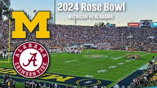 Rose Bowl 2024 x College Football Playoff Semifinal x Michigan vs Alabama x Harbaugh vs Saban [upl. by Micco]