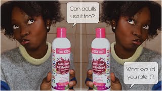 Using Luster’s Pink Kids Detangler On An Adult Tutorial amp Review [upl. by Atteuqaj266]