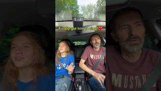 Finally got my dad to sing 😍 cover emma carpoolkaraoke [upl. by Einreb]