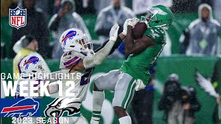 Buffalo Bills vs Philadelphia Eagles  2023 Week 12 Game Highlights [upl. by Eimarrej430]