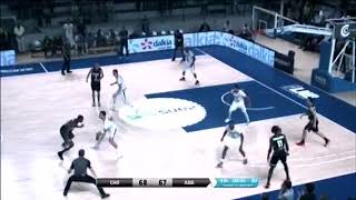 Leaders Cup J2  Tir au buzzer de Tyren Johnson ADA [upl. by Gnehs]