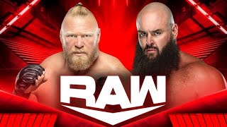 FULL MATCH  Brock Lesnar vs Braun Strowman WWE RAW 2024 [upl. by Pasol]