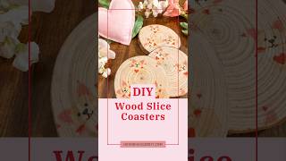 DIY Wood Slice Coaster [upl. by Fine]