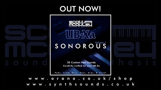 Behringer UBXa  Custom Sounds  Sonorous Vol1 [upl. by Maryann]