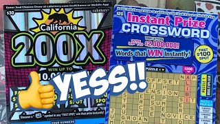 💥🚀 CALIFORNIA LOVE 💥🚀 200X II INSTANT PRIZE 💥🚀 calotteryscratchers [upl. by Tana]