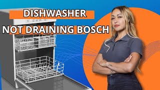 Dishwasher Not Draining Bosch [upl. by Poore8]