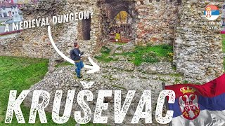 Dungeons amp DINOSAURS  KRUŠEVAC Serbia  SERBIA’S Unexpected SPOMENIK filled CITY  Serbia TRAVEL [upl. by Bhayani]