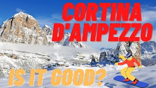 Is Skiing In Cortina DAmpezzo Good [upl. by Notrom]