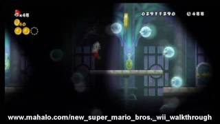 New Super Mario Bros Wii Walkthrough  World 5  Ghost House [upl. by Sidney]