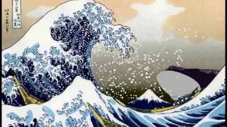 動く浮世絵】Hokusai ukiyoe 北斎 浮世絵 富士山 [upl. by Ronna]