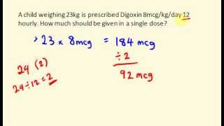 Nursing Dosage Math [upl. by Troxell756]