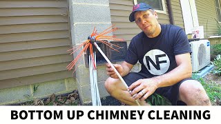 Cleaning a Chimney From the Bottom Up [upl. by Tanaka]