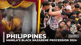 Black Nazarene procession returns to Philippines for first time after pandemic pause [upl. by Puri]