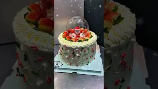 Christmas Cake Decorating Ideas shorts christmascake viralvideo cakedesign [upl. by Graff]