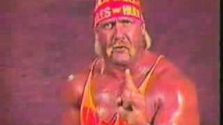 Hulk Hogan promo on Royal Rumble 1990 [upl. by Yrret]