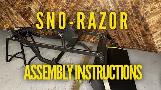 2024 SNORAZOR Accessory Addon Snow Groomer  Assembly Instructions [upl. by Eyde542]