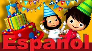 La canción de cumpleaños feliz  Canciones infantiles  LittleBabyBum [upl. by Dorian812]