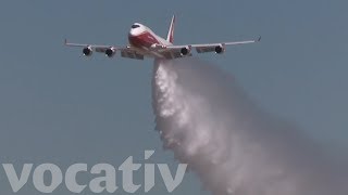 The Worlds Largest Firefighting Airplane Is Fighting Californias Wildfires [upl. by Orit681]