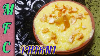 Phirni Recipe  Perfect Kolkata Mughai style Phirni  Shahi Phirni  Firni recipes in tamil  MFC [upl. by Simpkins510]