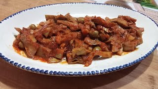 CAPONATA DI CARCIOFI [upl. by Argyres]