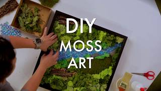 KeppelLandFolks DIY Moss Art [upl. by Ahsiad]