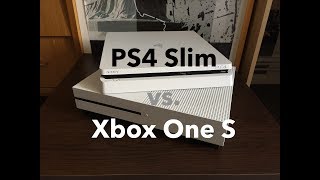 Duel de slim  Xbox One S vs PS4 Slim [upl. by Noruq]