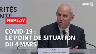 REPLAY  Covid19 le point de situation du 4 mars [upl. by Nosidda]