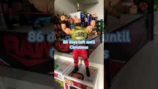 86 days left until Christmas roadto4k wwe stopmotionwwewrestlingfigures christmas [upl. by Derwon788]