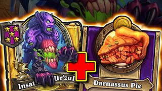 Gaining Thousands of stats easily with this combo  Hearthstone Battlegrounds [upl. by Adaminah175]