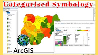 Categorised Symbology using ArcGIS [upl. by Lai112]