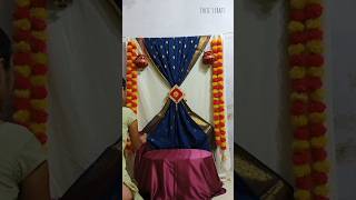 Navratri decoration ideas decoration navratri ganpatidecoration diy shorts viralvideo [upl. by Loni669]