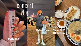 vlog  Travis Japan 2023 THE SHOW in マリンメッセ  福岡グルメを満喫🍜 [upl. by Teresa]