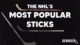 What are the MOST POPULAR STICKS in the NHL Today [upl. by Neeloj]