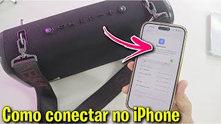 Como conectar caixa de som bluetooth Sabala DR908 no iPhone [upl. by Haberman]