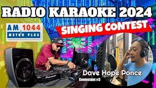 Contestant Dave Hope Ponce Sings In Radio Karaoke Contest 2024 [upl. by Esom]