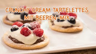 Ovo Rezept Crunchy Cream Tartelettes mit BeerenMix  ohne Palmöl [upl. by Peer160]