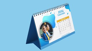 How to design a CALENDAR for a business Portfolio [upl. by Ordnasela263]