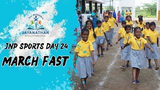 JNP School Sports Day  March Fast 2024 [upl. by Icnan6]