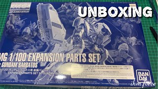 Unboxing Expansion Set for MG Barbatos [upl. by Adai]