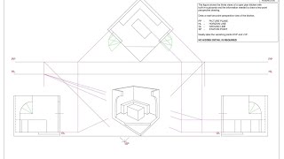 Grade 11 two point perspective [upl. by Narih]