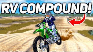 I WENT TO RYAN VILLOPOTOS COMPOUND IN MX BIKES [upl. by Notle]