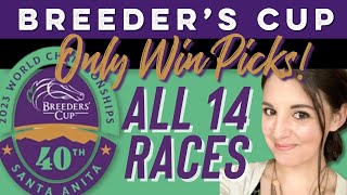 2023 Breeders Cup Win Bets  All Divisions wJessica Tugwell [upl. by Imray]