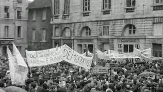 Importante manifestation des ouvriers et étudiants à Besançon [upl. by Cimbura]