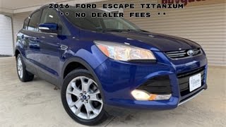 2016 Ford Escape Titanium [upl. by Akeit]