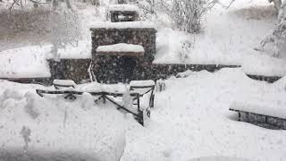 Denver Blizzard 2019 Bomb Cyclone Snow Time Lapse [upl. by Otrebogir95]