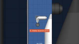 How To Build a Very Simple Launch Tower in SFS shorts spaceflightsimulator [upl. by Adnileb619]